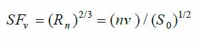 معادله کانال های باز فرسایشی - شماره 1