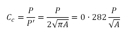 معادله ضریب فشردگی حوضه آبریز