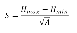 معادله تقریب شیب متوسط حوضه آبریز